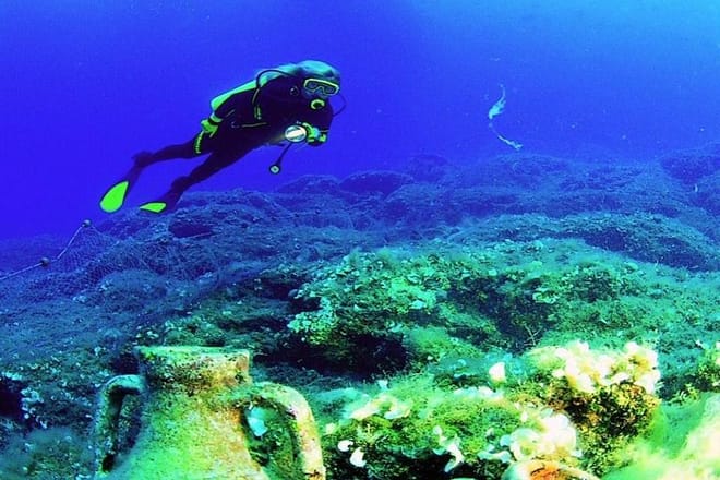 Scuba diving from Kusadasi