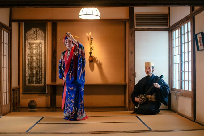 Okinawan Dynasty Luxury Dinner Package- Indulging in Exquisite Cuisine, Awamori and Performing Arts