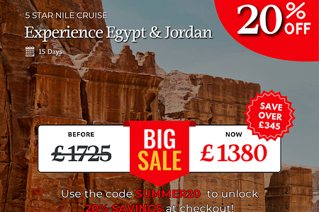 Egypt & Jordan: Nile Cruise, Petra & Red Sea Adventure with 5-Star Cruise