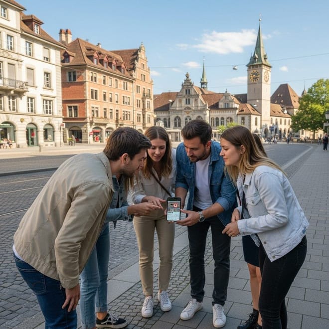 Secrets of Zürich Self-Guided Exploration Game Tour 4