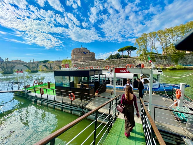 Rome Tiber River Boat Flexible Ticket Options