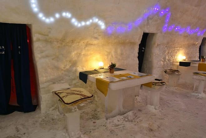 Ice Hotel at Balea Lake, Romania
