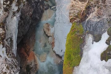Lake Louise, Marble Canyon Icewalk and Banff Town from Banff