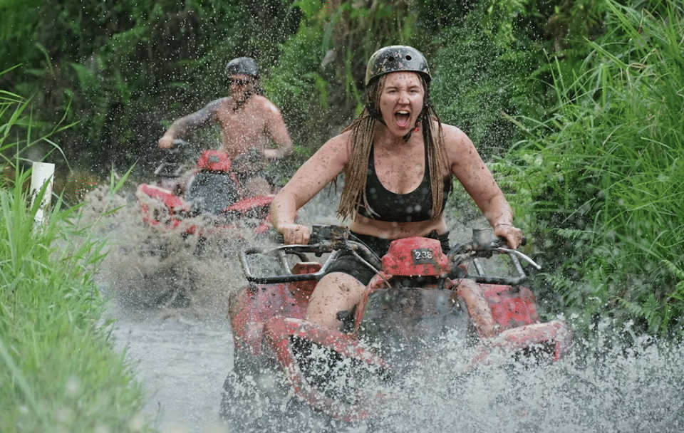 ATV Adventure Tour in Ubud with Temple and Waterfall Visits