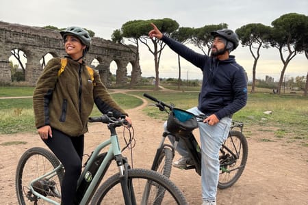 Sunrise Cycling Tour on the Ancient Appian Way & Aqueducts in Rome