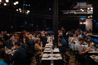 Guests enjoy an Argentine feast before the tango show.