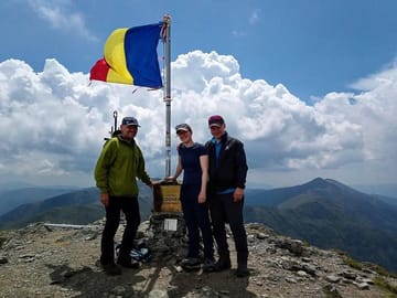 Fagaras Mountains - Moldoveanu Peak - the highest peak in Romania