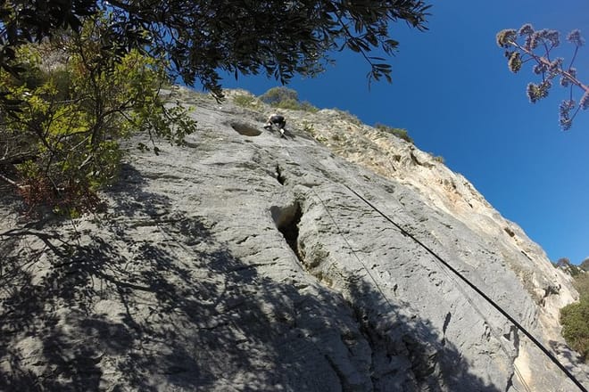 Rock climbing in Split with Given2Fly Adventures