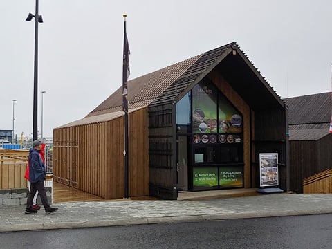 Outside the Seatrips office at the Old Harbor