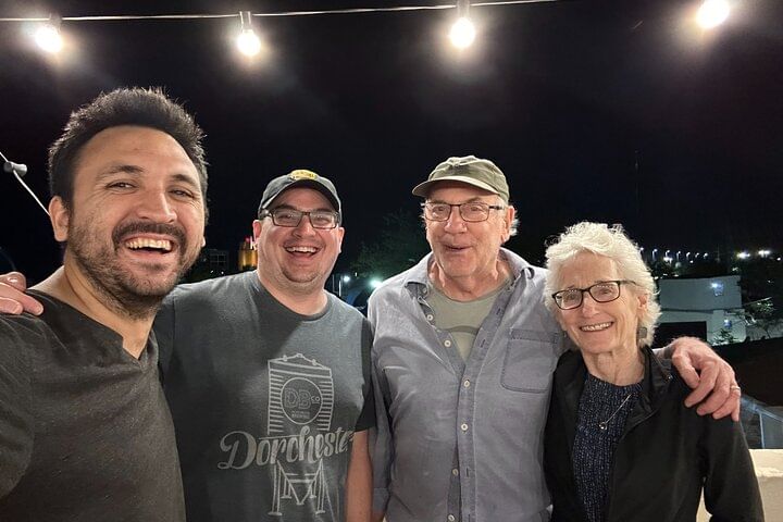 Brian came alone, and he met Charles and her brilliant wife at the experience!