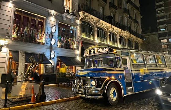 Early Tango Dinner Show with Optional Traditional Bus Transfer