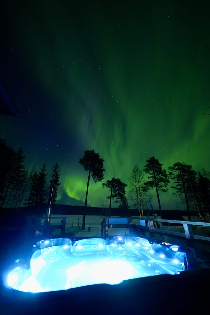 Private Aurora Spa with dinner