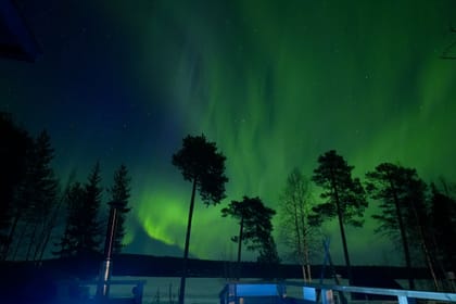 Private Aurora Spa with dinner