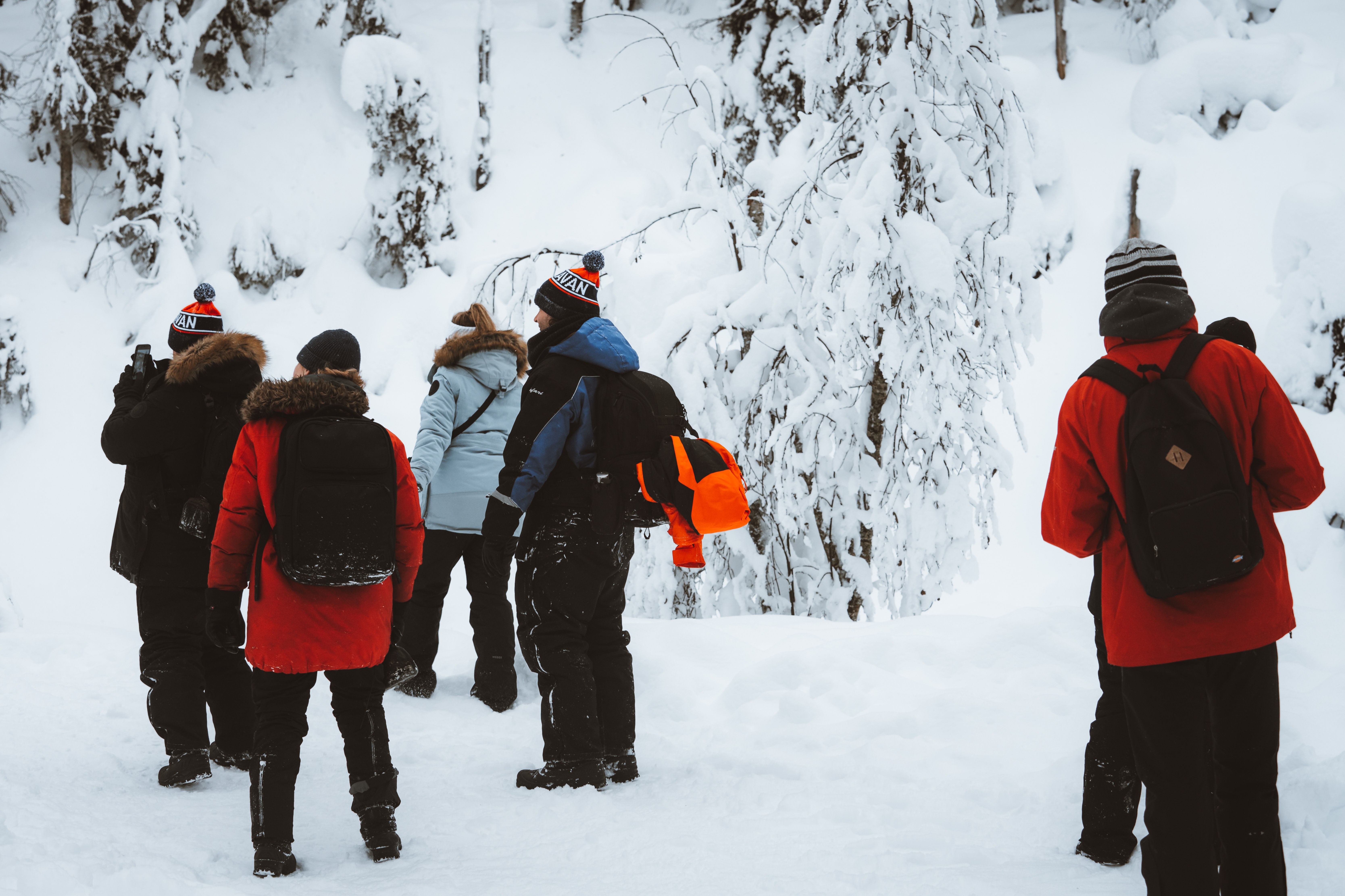 Exploring Korouoma Canyon in small group