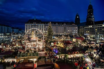 Walking Tour of Dresden's Historic Striezelmarkt Christmas Market