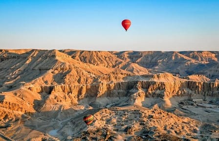 Sunrise Balloon Ride With East and West Bank Exploration
