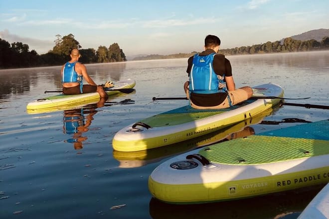 SUP Sun Experience — Abfahrt auf dem Rio Lima ab Ponte de Lima – image 12