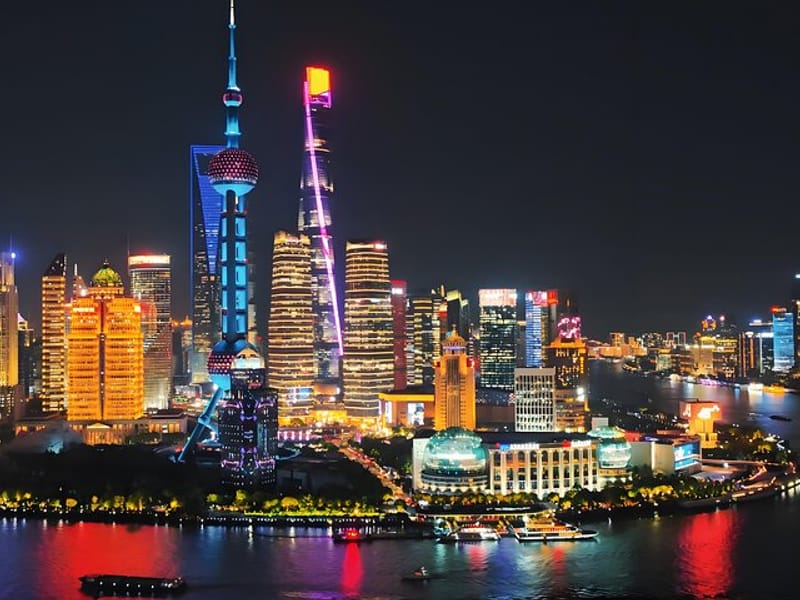 Shanghai Night River Buffet Dinner Cruise with Private Transfers