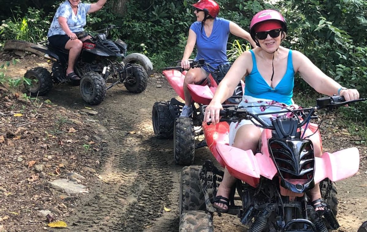 ATV Buggy Adventure and Snorkeling in Roatan, Honduras