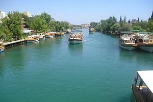 Manavgat Bazaar Boat Trip Lunch and Soft Drink Included from Side