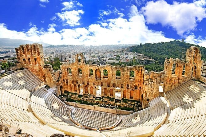Luxury private vehicle tour exploring Athens city highlights in half a day