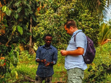 Working spice farm, Pemba Island