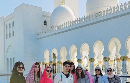 Abu Dhabi Grand Mosque Tour with Lourve Museum Tickets from Dubai