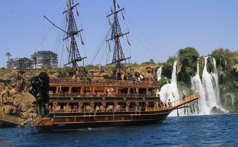 Antalya Pirate Boat Tour with Foam Party and Transfers