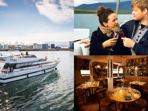 Harbor Cruise with Three Course Dinner from Reykjavik