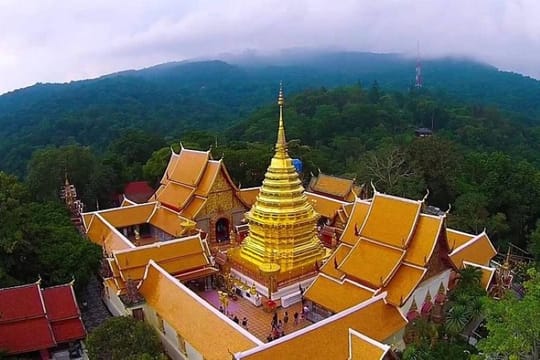 CHIANG MAI: Half Day Tour to Doi Suthep Temple+Meo Village