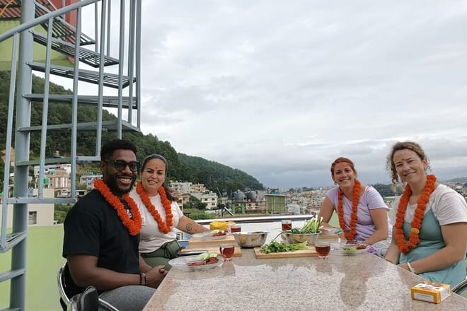 Nepali Food Cooking Class with Family in Kathmandu near Thamel