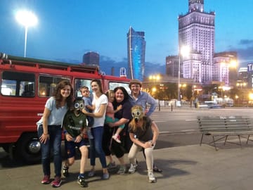 Custom Private Retro Minibus Tour of Warsaw's Highlights