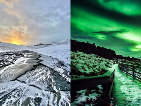 Volcano Hike & Northern Lights Tour