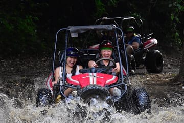 Roatan Jungle ATV Tour with Sloth Interaction and Beach Stop