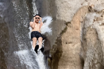 Chiang Mai 2-Day Adventure: River Tubing, Waterfall Slide & Elephant Feeding (Dorm Stay)