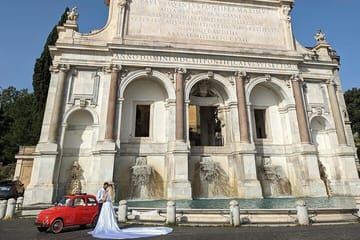 Wedding Photoshoot at the Colosseum in Rome