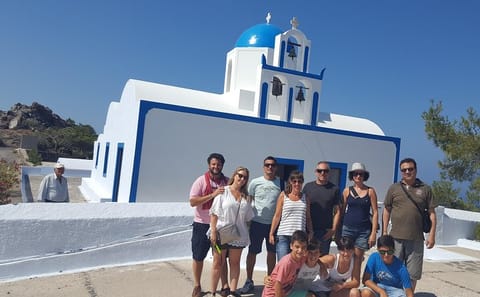 Private Custom Tour of Santorini's Akrotiri and Moni Profitou Iliou