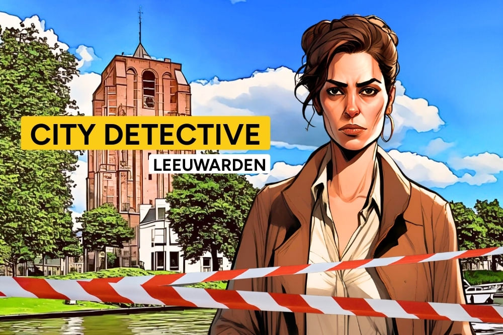 The introduction cover photo of the Leeuwarden Scavenger Hunt City Detective by Qugato.