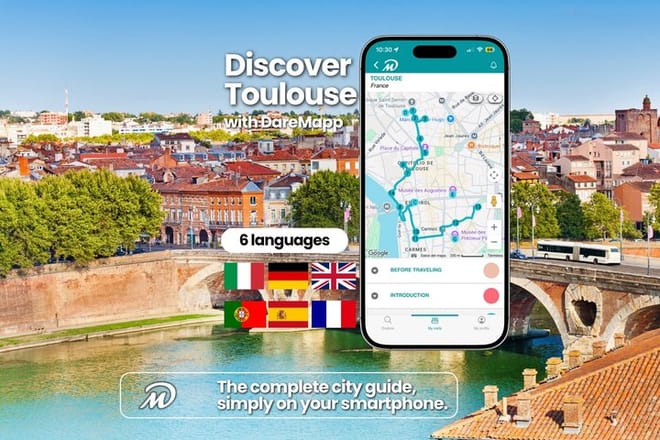 TOP Toulouse : Private Guided Tour with your mobile