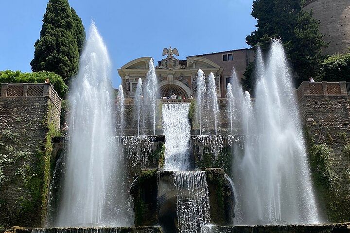 Day Trip From Rome To Tivoli Gardens With Private Driver And Local Tour  Guide