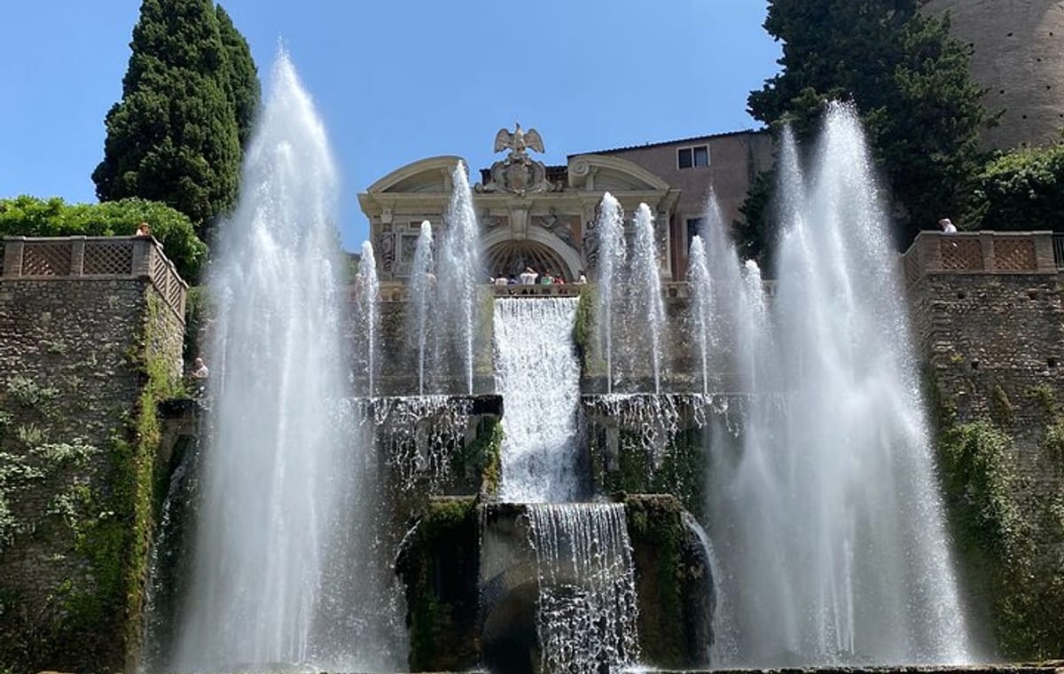 Day Trip Rome to Tivoli Gardens Private Driver Local Tour Guide