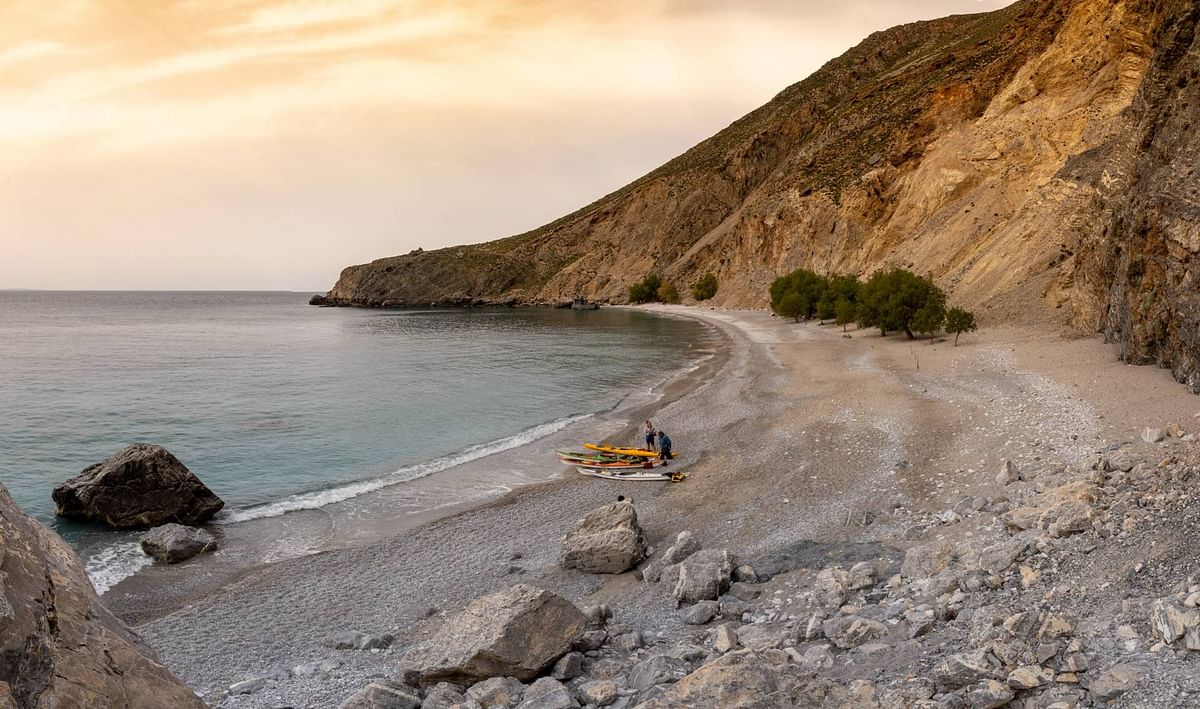 2-day sea kayaking in Samaria National Park, Crete