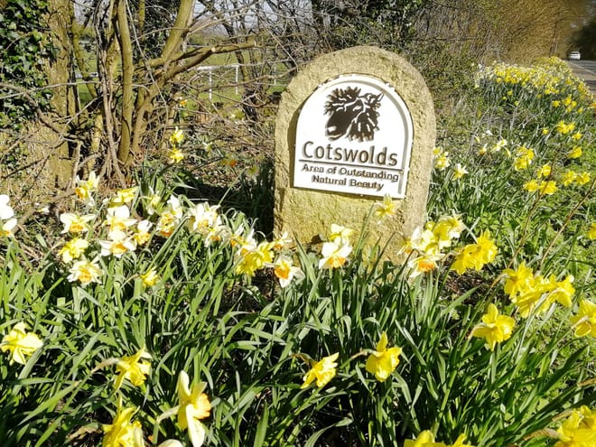 The village of Castle Combe is located in the Cotswolds
