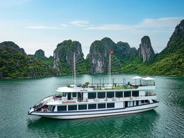 Halong Bay Day Tour By 5-Star Cruises, Buffet, Cave, Kayak & Pool