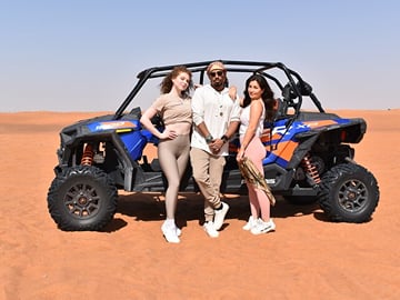 Dubai Dune Buggy Safari Tour in Red Dunes with BBQ Dinner