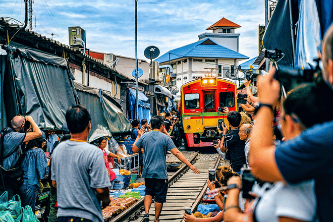 Private Tour: Amphawa Floating Market, Monkey Feeding & Train Market photo 4