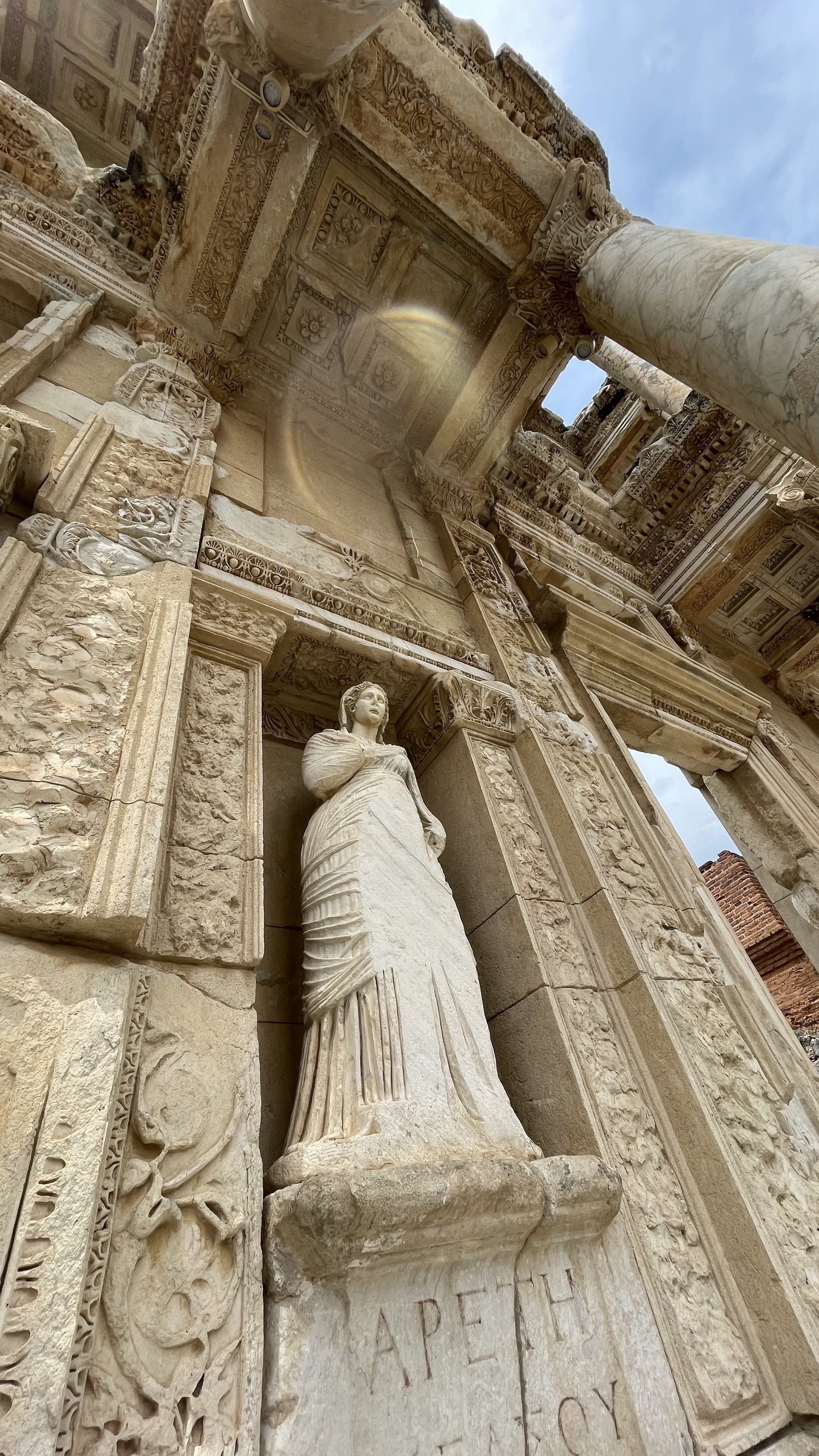 Ancient statues in Ephesus 