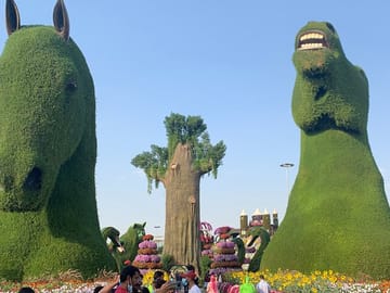 Miracle Garden Global Village with Transportation from Fujairah