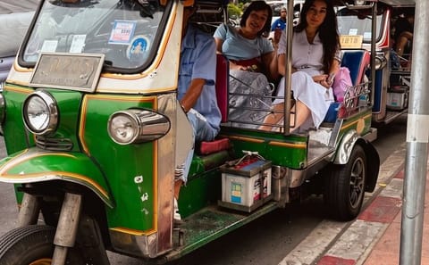 Bangkok VIP Premium TukTuks Cruise and Skywalk Icons