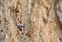 Rock Climbing with a Guide in Chania Therisos Gorge 3